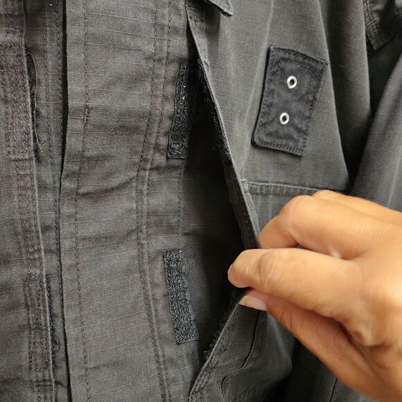 5:11 Tactical Long Sleeve Button Up Workwear Outdoor Shirt Large Padded Elbow - Picture 4 of 11